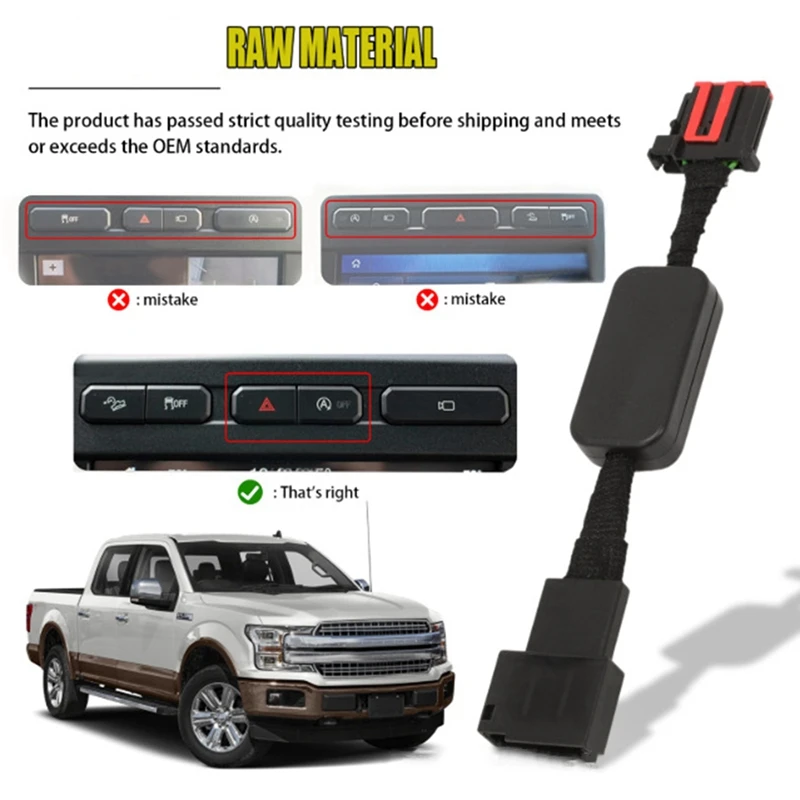 Автомобильный автоматический стоп-стартер с качелей для Ford F150 2015-2020, автоматический стоп-стартер, устройство управления, датчик, штекерный кабель
Автомобильный автоматический стоп-стартер с качелей для Ford F150 2015-2020, автоматический стоп-стартер, устройство управления, датчик, штекерный кабель