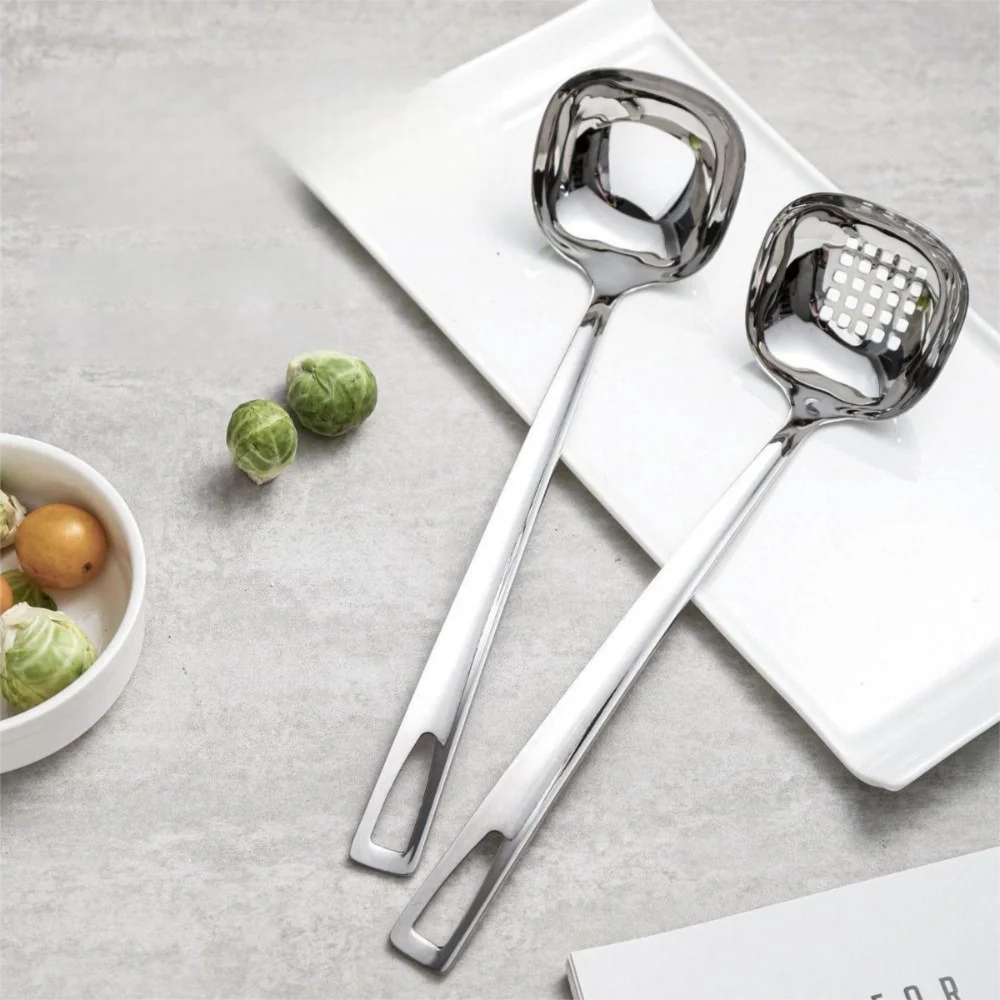 Durable Stainless Steel colander Long Handle square Cooking Spoon Silver Gadgets Household Cooking Tool Restaurant
Durable Stainless Steel colander Long Handle square Cooking Spoon Silver Gadgets Household Cooking Tool Restaurant
