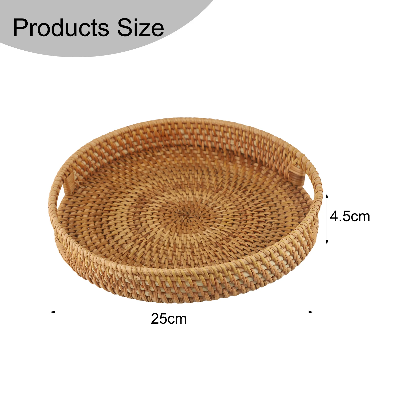 Farmhouse Rattan Woven Tray Hand-Woven Tray Built-in Handles Convenient Storage Solution High-quality Material
Farmhouse Rattan Woven Tray Hand-Woven Tray Built-in Handles Convenient Storage Solution High-quality Material