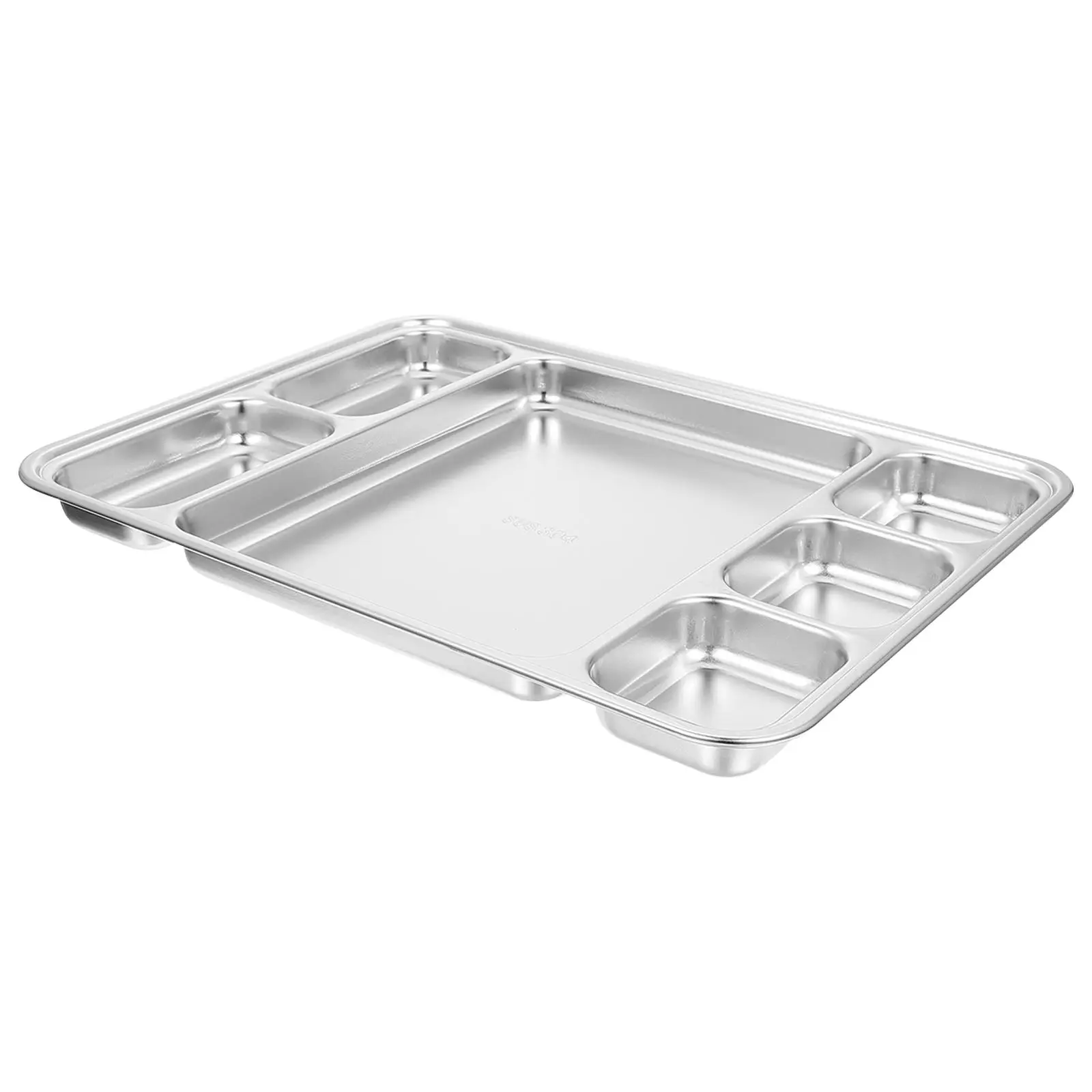 Stainless Steel Food Divided Plate Silver Rectangular Portion Control Practical Storage Kitchen Barware
Stainless Steel Food Divided Plate Silver Rectangular Portion Control Practical Storage Kitchen Barware