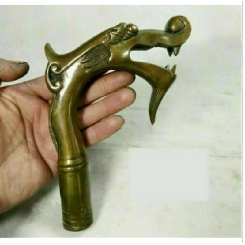 Luy Бронзовый резной дракон ручной работы Коллекционная статуя Трость Ходячая голова
Luy Бронзовый резной дракон ручной работы Коллекционная статуя Трость Ходячая голова