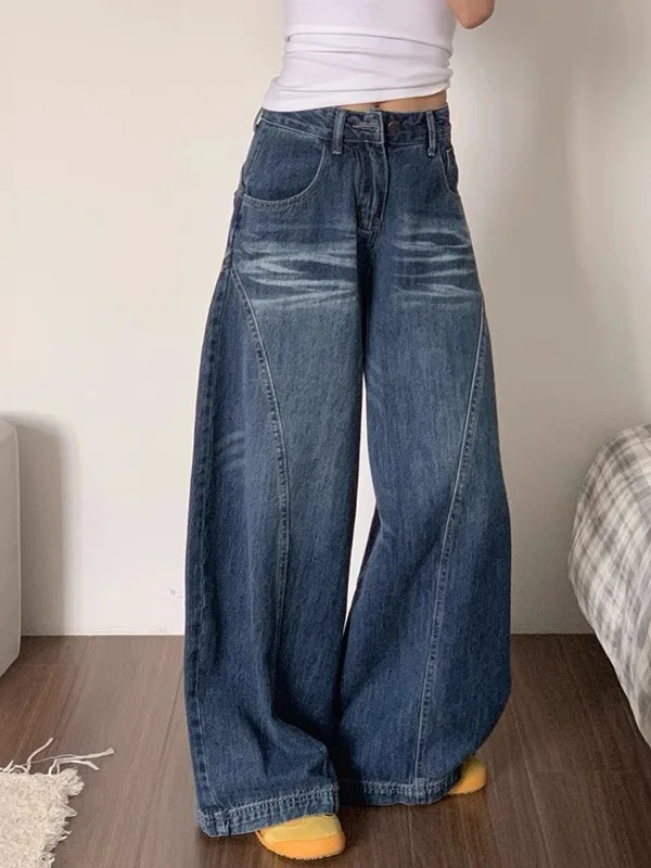 Американский стиль Новые свободные повседневные женские джинсы Простые базовые модные уличные женские джинсы Синие шикарные широкие брюки с высокой талией Женские
Американский стиль Новые свободные повседневные женские джинсы Простые базовые модные уличные женские джинсы Синие шикарные широкие брюки с высокой талией Женские