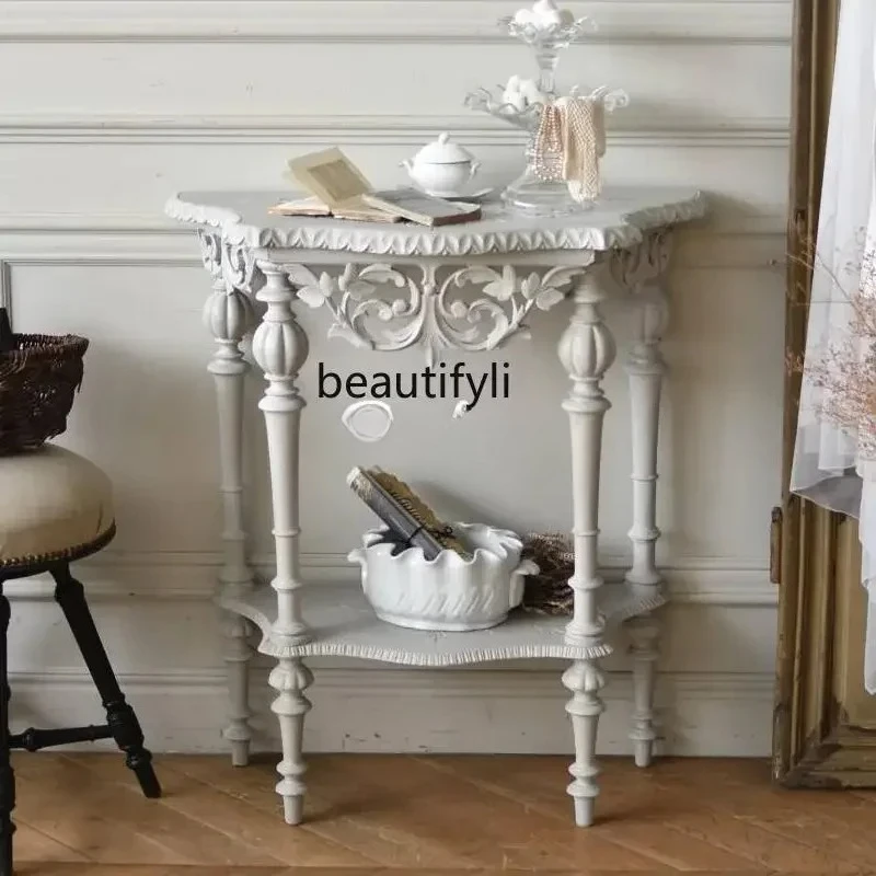 Old American style, shelf solid wood, carved retro porch cabinet door, porch storage table
Old American style, shelf solid wood, carved retro porch cabinet door, porch storage table