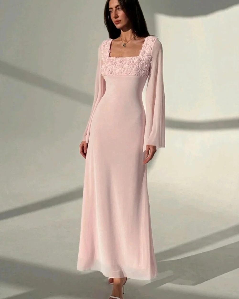 Customized Chiffon Flower A-line Square Neck Midi Dresses Bespoke Occasion Casual Simple Elegant Homecoming Party
Customized Chiffon Flower A-line Square Neck Midi Dresses Bespoke Occasion Casual Simple Elegant Homecoming Party
