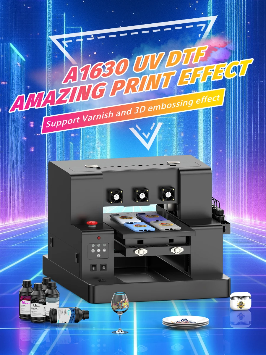A4 UV Printer with EPSON XP600 & L805 Print Head White Ink&Varnish for Hard Surfaces Wood Glass Metal Acrylic Printing Machine
A4 UV Printer with EPSON XP600 & L805 Print Head White Ink&Varnish for Hard Surfaces Wood Glass Metal Acrylic Printing Machine