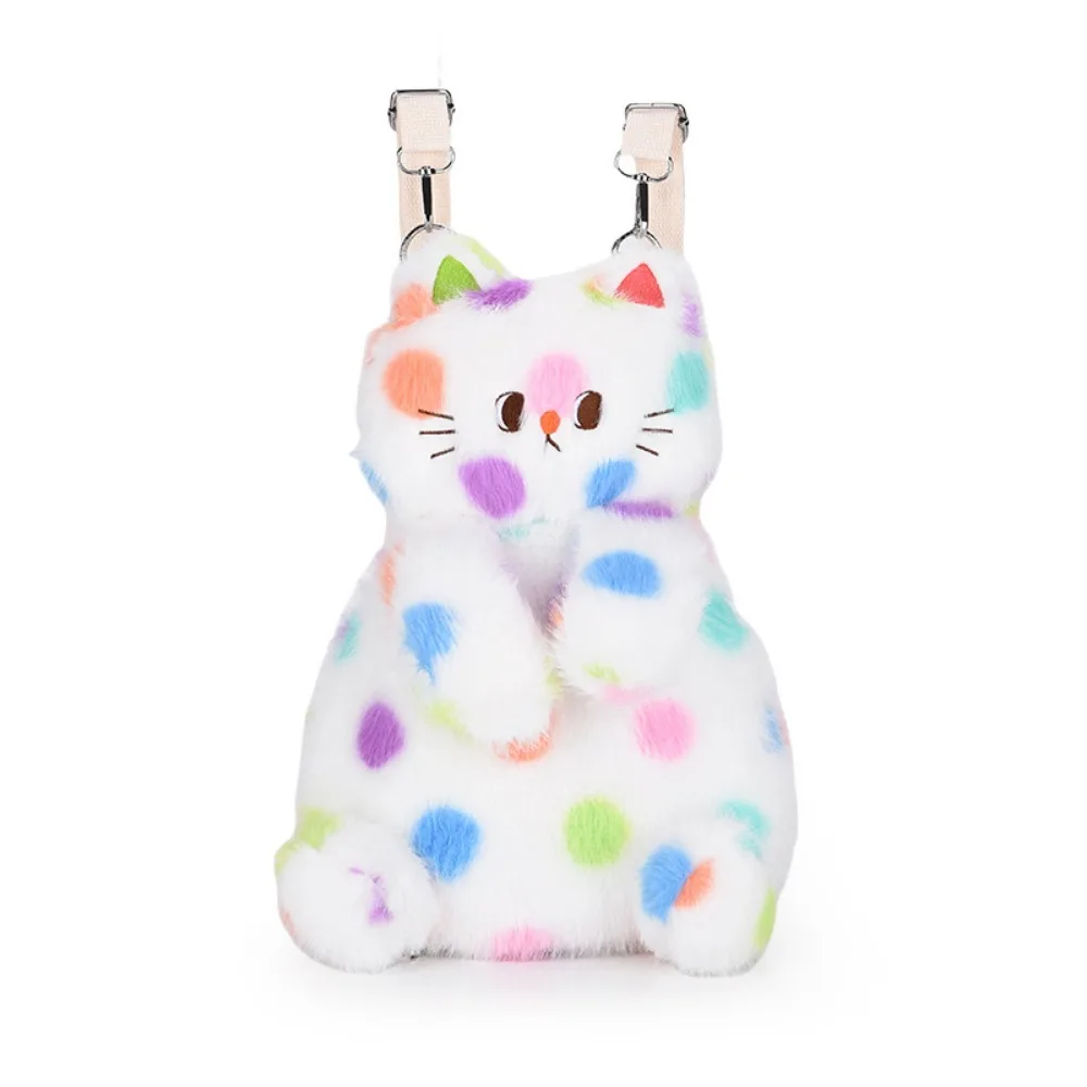 Spotted Cat Wave Point Cat Plush Backpack Cat Head Animal Plushie Cartoon Plush Schoolbag High-capacity Adjustable
Spotted Cat Wave Point Cat Plush Backpack Cat Head Animal Plushie Cartoon Plush Schoolbag High-capacity Adjustable