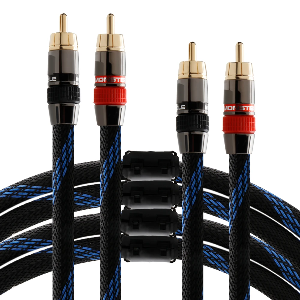 Pair RCA Cable Male To Female RCA Audio Extension Cable Magnetic ring Home Theater DVD Amplifier TV RCA Plug Gold-Plated
Pair RCA Cable Male To Female RCA Audio Extension Cable Magnetic ring Home Theater DVD Amplifier TV RCA Plug Gold-Plated