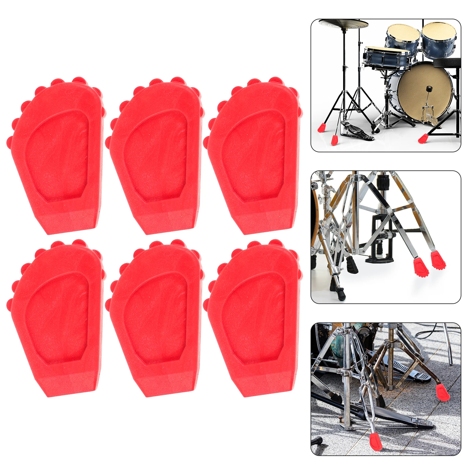 6pcs Drum Rack Foot Pads Rubber Replacement Feet for Drum Kit Stand Mat Protector Stable Anti-Slip Pad Floor Protector Home
6pcs Drum Rack Foot Pads Rubber Replacement Feet for Drum Kit Stand Mat Protector Stable Anti-Slip Pad Floor Protector Home