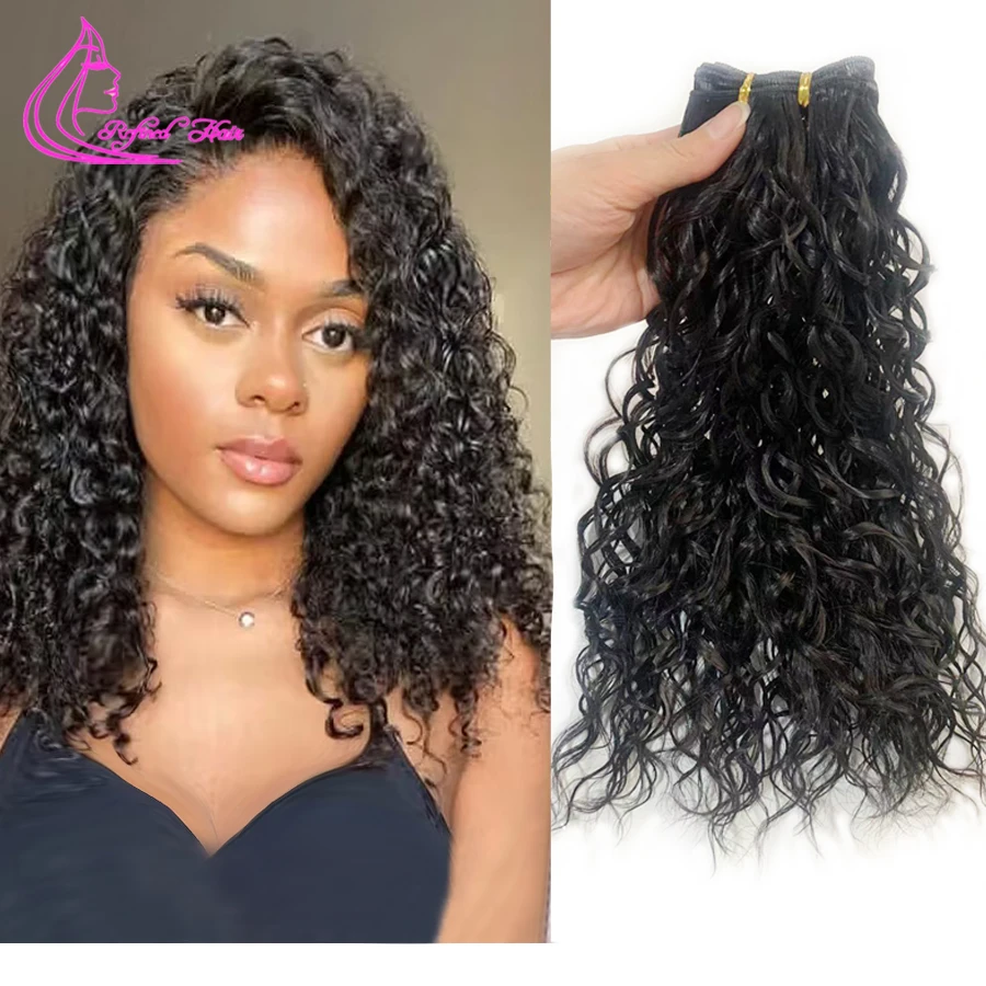 Short Water Wave Hair Weave Heat Resistant Synthetic Hair Extensions Black Natural Wave Hair Bundles 3Pcs of 10 12 14Inch
Short Water Wave Hair Weave Heat Resistant Synthetic Hair Extensions Black Natural Wave Hair Bundles 3Pcs of 10 12 14Inch