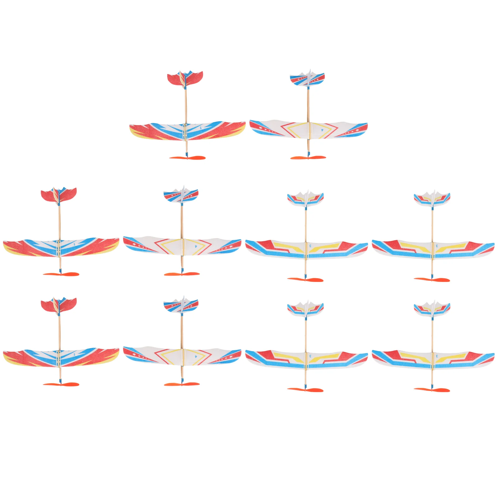 10 Pcs Powered Airplane Model Rubber Band Planes Airplanes for Kids Bands Glider Ultra Light Toddler
10 Pcs Powered Airplane Model Rubber Band Planes Airplanes for Kids Bands Glider Ultra Light Toddler