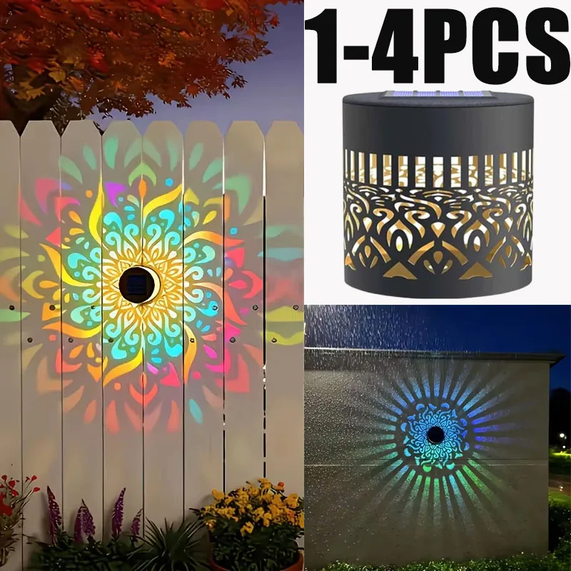 1-4PCS Outdoor Solar Mandala Wall Light Sunflower Design Garden Decorative Landscape Lantern for Patio Fence Courtyard
1-4PCS Outdoor Solar Mandala Wall Light Sunflower Design Garden Decorative Landscape Lantern for Patio Fence Courtyard