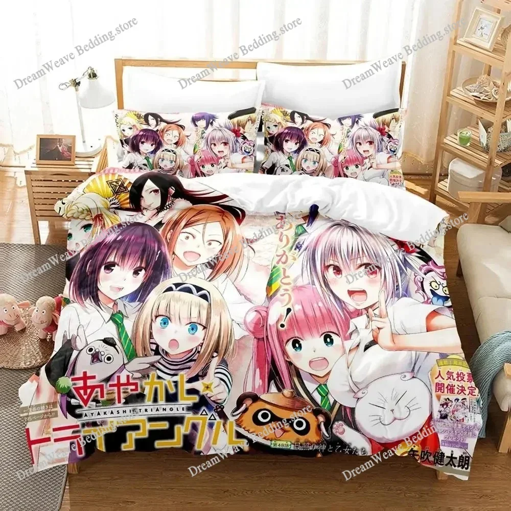 Home Textile Cartoons Ayakashi Triangle Cover Duvet Cover Pillow Case Boy Girl Polyester Bedding Set King Queen Twin Size963963
Home Textile Cartoons Ayakashi Triangle Cover Duvet Cover Pillow Case Boy Girl Polyester Bedding Set King Queen Twin Size963963