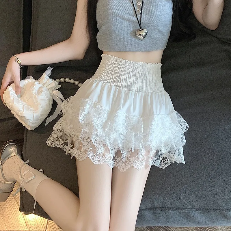 2025 High-waisted Lace Cake Skirt Sweet Cute Lolita Ballet Style Skirt Summer Beach Party Small Person Slim Mini A-line Skirt
2025 High-waisted Lace Cake Skirt Sweet Cute Lolita Ballet Style Skirt Summer Beach Party Small Person Slim Mini A-line Skirt