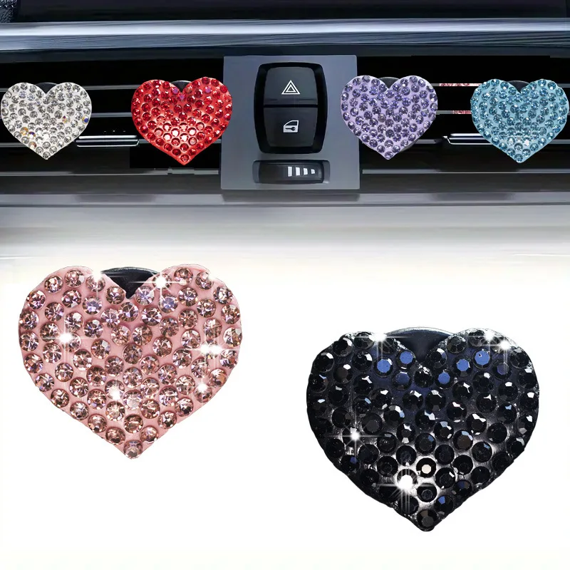 Car Air Conditioner Love Heart Perfume Clip Decoration Air Outlet Diamond Love Shape Aromatherapy Perfume Clip Auto Interior
Car Air Conditioner Love Heart Perfume Clip Decoration Air Outlet Diamond Love Shape Aromatherapy Perfume Clip Auto Interior