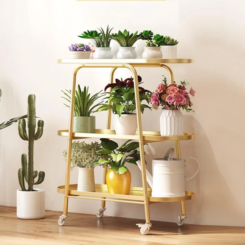 Multi-layer Pot Stand Elegant Iron Art Flower Holder Versatile Organizer Cart with Wheels Luxurious Plant Display Rack
Multi-layer Pot Stand Elegant Iron Art Flower Holder Versatile Organizer Cart with Wheels Luxurious Plant Display Rack
