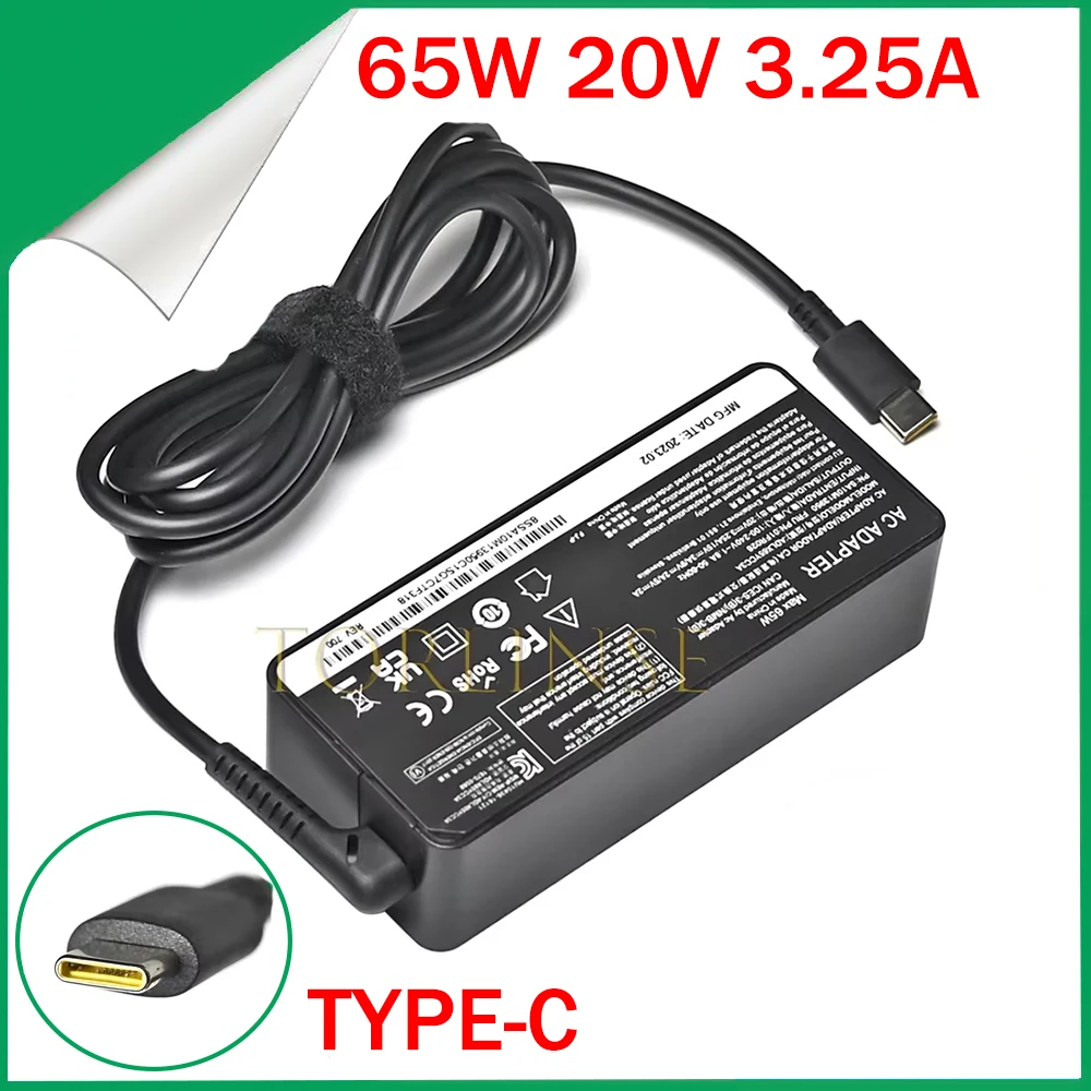 20V 3.25A 65W USB Type C Power Adapter Charger for Lenovo Thinkpad X1 carbon Yoga X270 X280 T580 P51s P52s E480 E470 s2 Laptop
20V 3.25A 65W USB Type C Power Adapter Charger for Lenovo Thinkpad X1 carbon Yoga X270 X280 T580 P51s P52s E480 E470 s2 Laptop