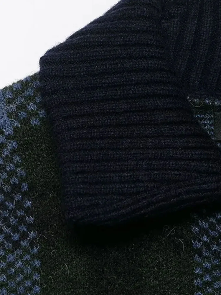 HH Autumn Women Fashion Versatile Lapel Jacket Female High Street Casual Long Sleeve Zipper Pockets Plaid Knitted Sweater Mujer
HH Autumn Women Fashion Versatile Lapel Jacket Female High Street Casual Long Sleeve Zipper Pockets Plaid Knitted Sweater Mujer