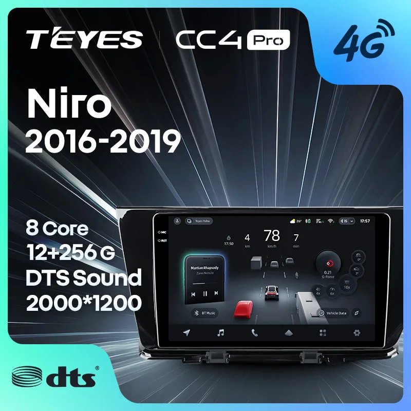 TEYES CC4 PRO For Kia Niro DE 2016 - 2019 CarPlay Radio Multimedia Stereo Car play Android Auto 2DIN Autoradio
TEYES CC4 PRO For Kia Niro DE 2016 - 2019 CarPlay Radio Multimedia Stereo Car play Android Auto 2DIN Autoradio