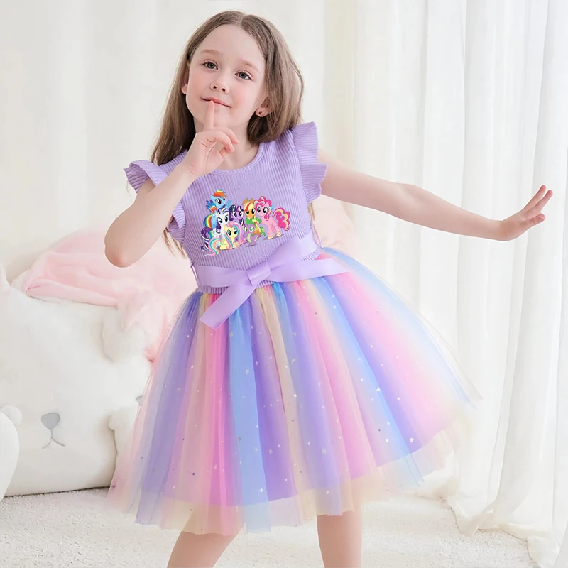 My Little Ponys Girls Dress for Sequins Toddler Girls Rainbow Tulle Sweet Kids Princess Dress for Girls Party Gift
My Little Ponys Girls Dress for Sequins Toddler Girls Rainbow Tulle Sweet Kids Princess Dress for Girls Party Gift