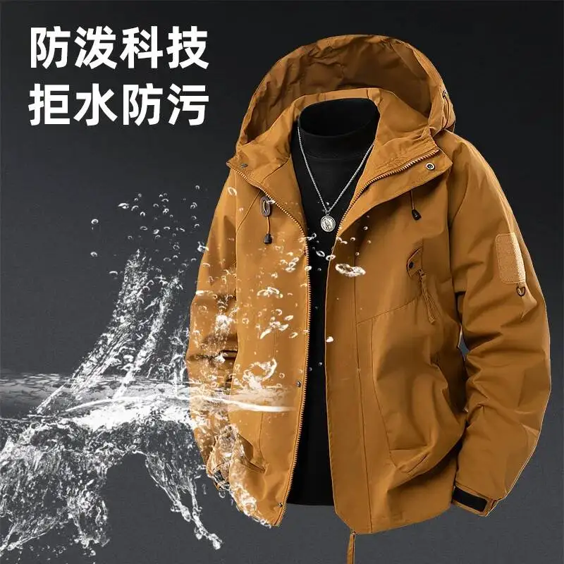 Men's Coat 2026 Spring Outdoor Jacket Windproof Waterproof Hooded Mountain Climbing Coat Couple's Version Available
Men's Coat 2026 Spring Outdoor Jacket Windproof Waterproof Hooded Mountain Climbing Coat Couple's Version Available