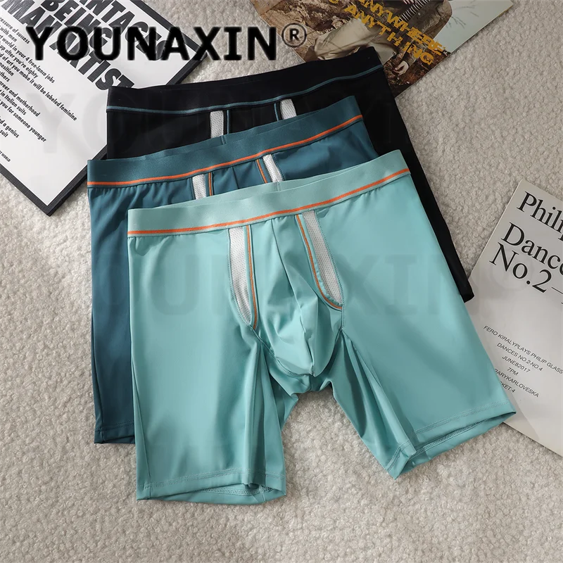 6 Pieces Men's Running Long Boxers Separate Pouch Breathable Sports Big Size Underwear Trunks M L XL 2XL YOUNAXIN
6 Pieces Men's Running Long Boxers Separate Pouch Breathable Sports Big Size Underwear Trunks M L XL 2XL YOUNAXIN
