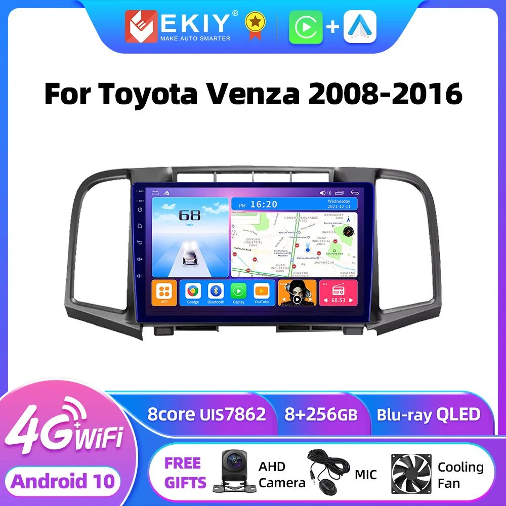 EKIY T7 QLED Android 10,0 для Toyota Venza 2008 - 2016 мультимедийный видеоплеер навигация GPS No 2din Carplay Android Авто DVD
EKIY T7 QLED Android 10,0 для Toyota Venza 2008 - 2016 мультимедийный видеоплеер навигация GPS No 2din Carplay Android Авто DVD