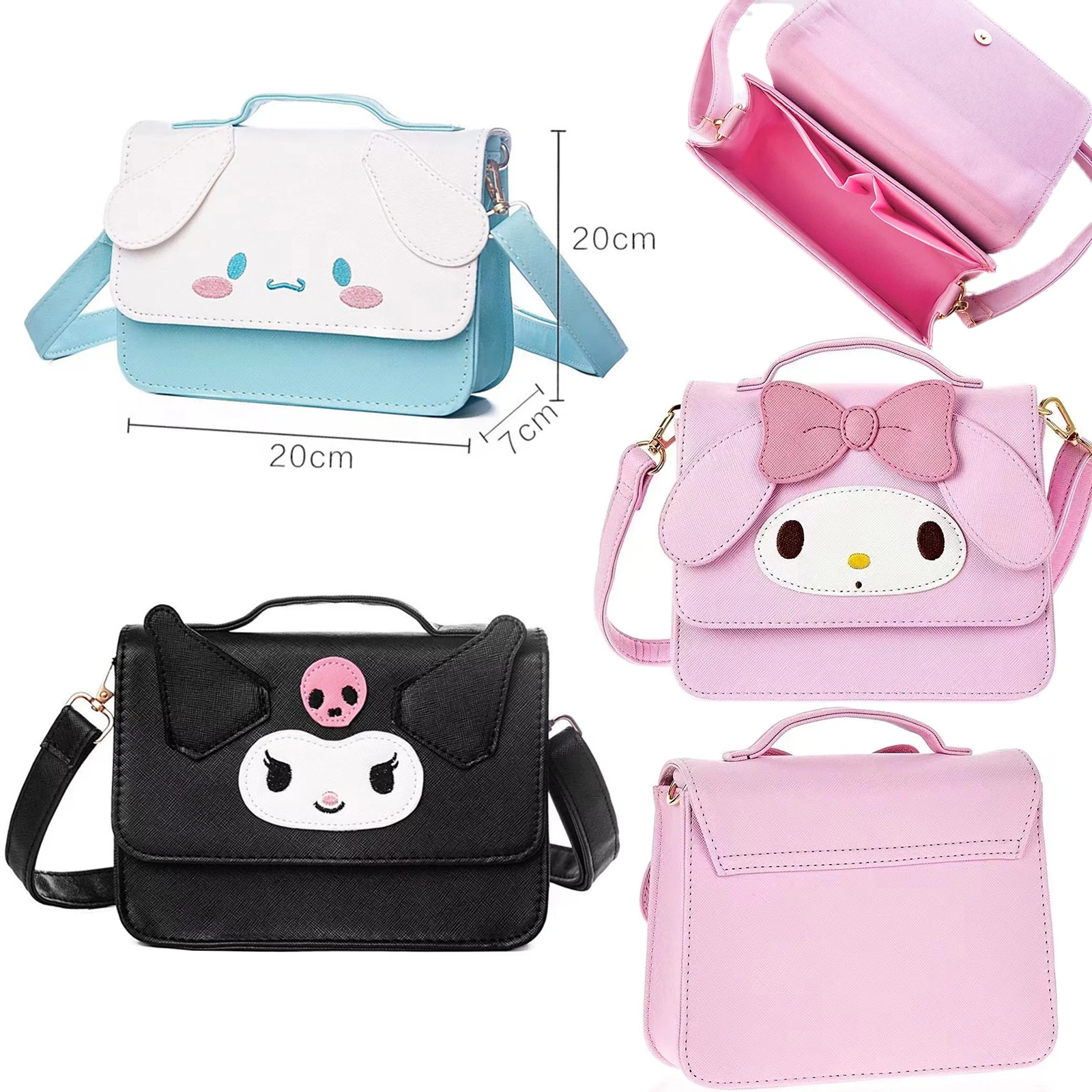 Kawaii Sanrios Kuromi My Melody Cinnamonroll Мультяшные ПУ сумки через плечо сумки аниме сумка-мессенджер милая сумка-конверт подарок для девочек
Kawaii Sanrios Kuromi My Melody Cinnamonroll Мультяшные ПУ сумки через плечо сумки аниме сумка-мессенджер милая сумка-конверт подарок для девочек