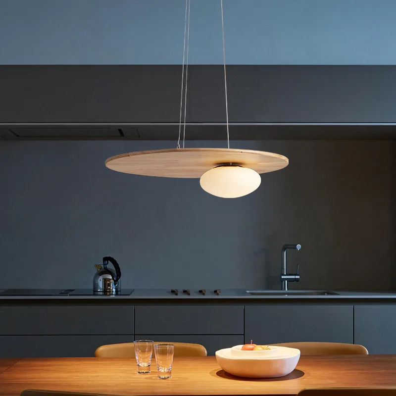 SANDYHA Nordic Style Wooden Art Pendant Light Glass Lampshade Design LED Lamp for Living Room Dining Table Lighting Fixtures
SANDYHA Nordic Style Wooden Art Pendant Light Glass Lampshade Design LED Lamp for Living Room Dining Table Lighting Fixtures