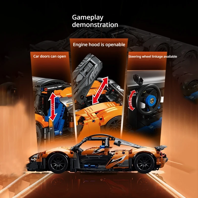 Sembo Blocks Sports Car Assembled Building Block Racing Model Creative Desktop Ornament Collectible Hobby Art Decor Gift
Sembo Blocks Sports Car Assembled Building Block Racing Model Creative Desktop Ornament Collectible Hobby Art Decor Gift