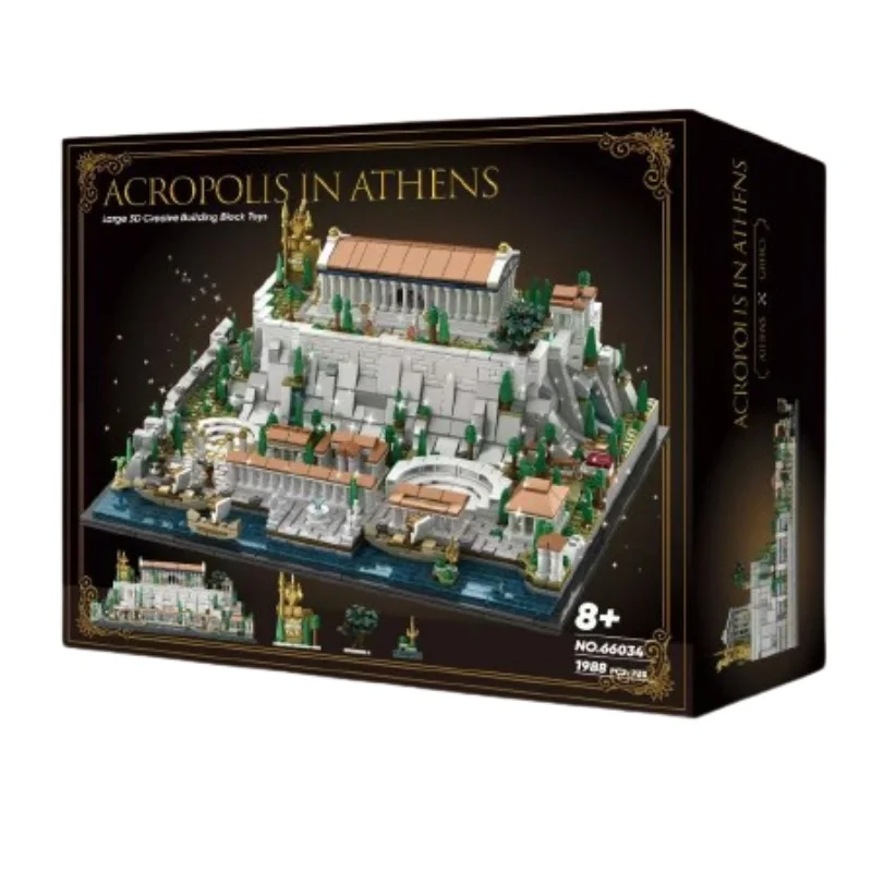 New MOC Acropolis of Athens City Buildings Blocks 1988pcs Brick Puzzle Display Educational Model Toy for Kids Christmas Gift
New MOC Acropolis of Athens City Buildings Blocks 1988pcs Brick Puzzle Display Educational Model Toy for Kids Christmas Gift