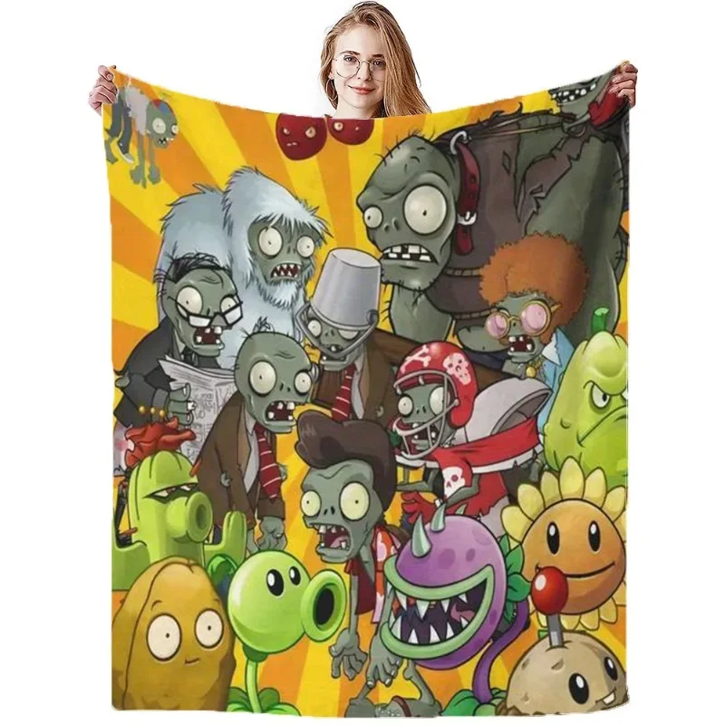 Plants Vs. Zombies Soft Flannel Throw Blanket with Digital Print Lightweight Summer Air Conditioning Blanket for Baby
Plants Vs. Zombies Soft Flannel Throw Blanket with Digital Print Lightweight Summer Air Conditioning Blanket for Baby