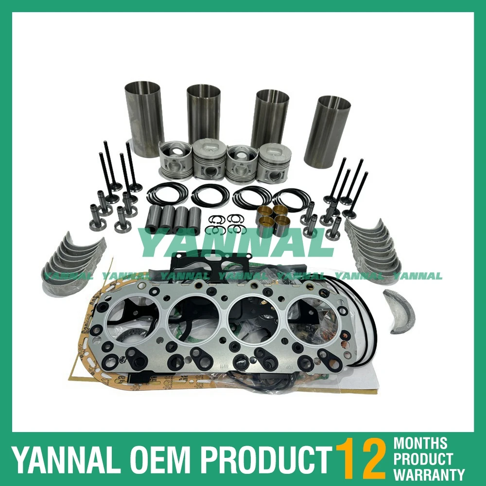 New D201 Overhaul Rebuild Kit Piston Rings Cylinder Liner Full Gasket Set Main Bearing For Isuzu D201 2.2DI Engine STD 88mm
New D201 Overhaul Rebuild Kit Piston Rings Cylinder Liner Full Gasket Set Main Bearing For Isuzu D201 2.2DI Engine STD 88mm
