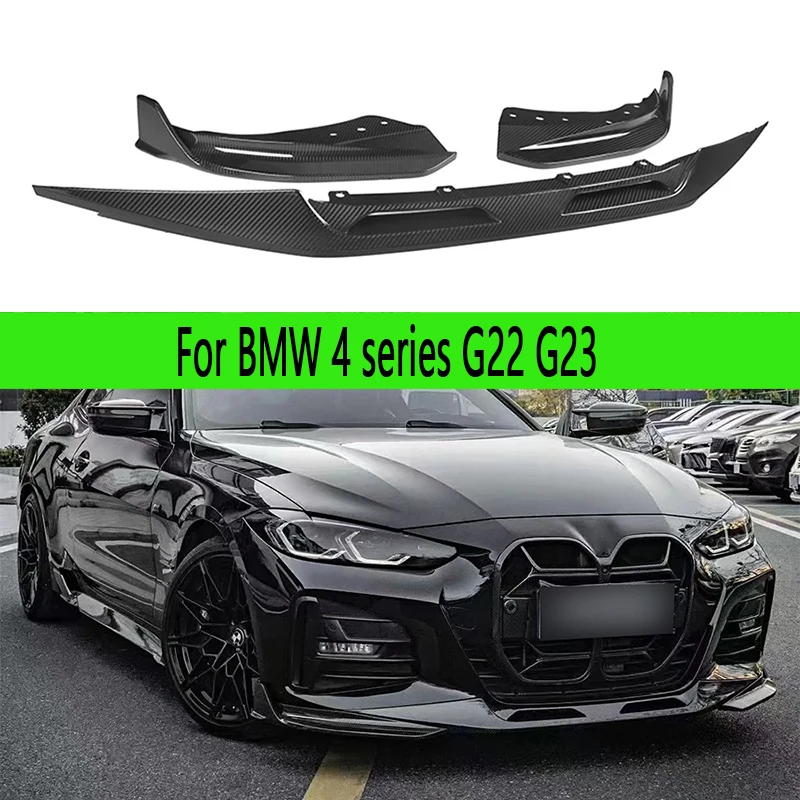 For BMW 4 series G22 G23 Dry Carbon Fiber Front lip Car Front Bumper Diverter Spoiler Diffuser Front lip chin body kit
For BMW 4 series G22 G23 Dry Carbon Fiber Front lip Car Front Bumper Diverter Spoiler Diffuser Front lip chin body kit