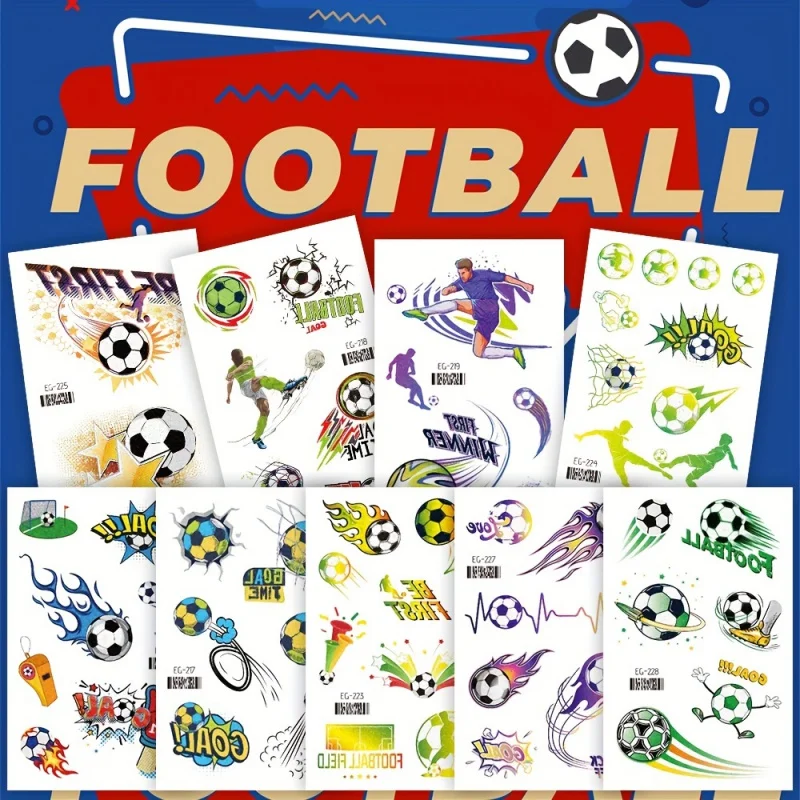12/8 sheets of glitter football game temporary tattoo stickers for football parties, football fan themed party decorations, boys
12/8 sheets of glitter football game temporary tattoo stickers for football parties, football fan themed party decorations, boys