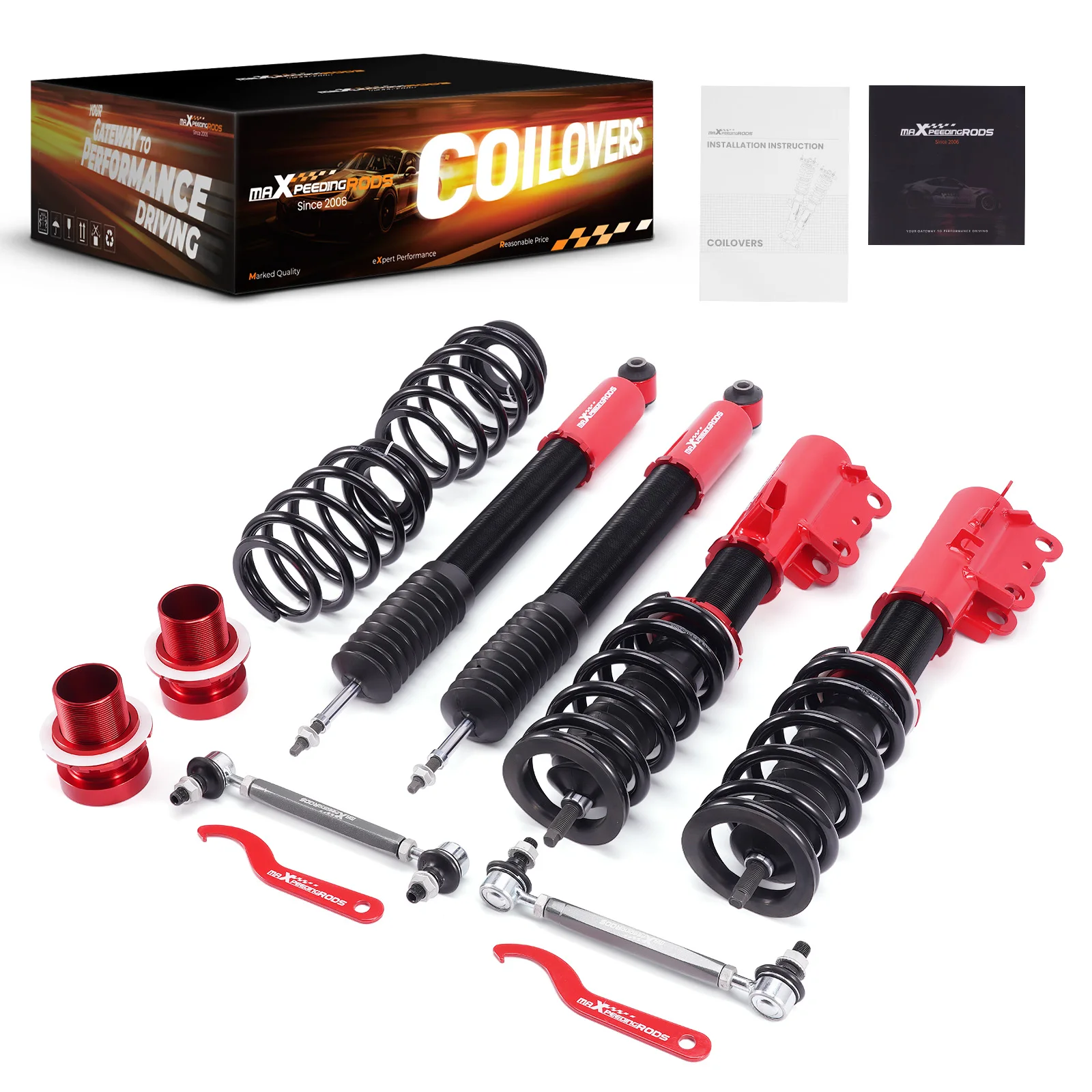 MaXpeedingrods Racing Coilovers Shocks Strut Kit FOR Chevrolet Chevy Sonic 12-16
MaXpeedingrods Racing Coilovers Shocks Strut Kit FOR Chevrolet Chevy Sonic 12-16