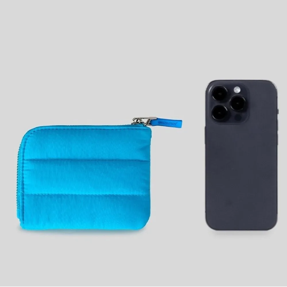 Cute Solid Color Quilted Coin Purse Ultralight Square Padded Wallet Portable Nylon Mini Card Holder
Cute Solid Color Quilted Coin Purse Ultralight Square Padded Wallet Portable Nylon Mini Card Holder