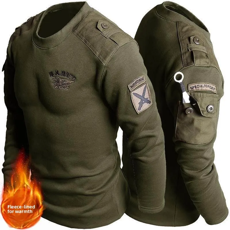 Утепленная тактическая футболка с длинным рукавом в камуфляжном стиле для мужчин, базовый слой для активного отдыха, теплая модная уличная одежда
Утепленная тактическая футболка с длинным рукавом в камуфляжном стиле для мужчин, базовый слой для активного отдыха, теплая модная уличная одежда