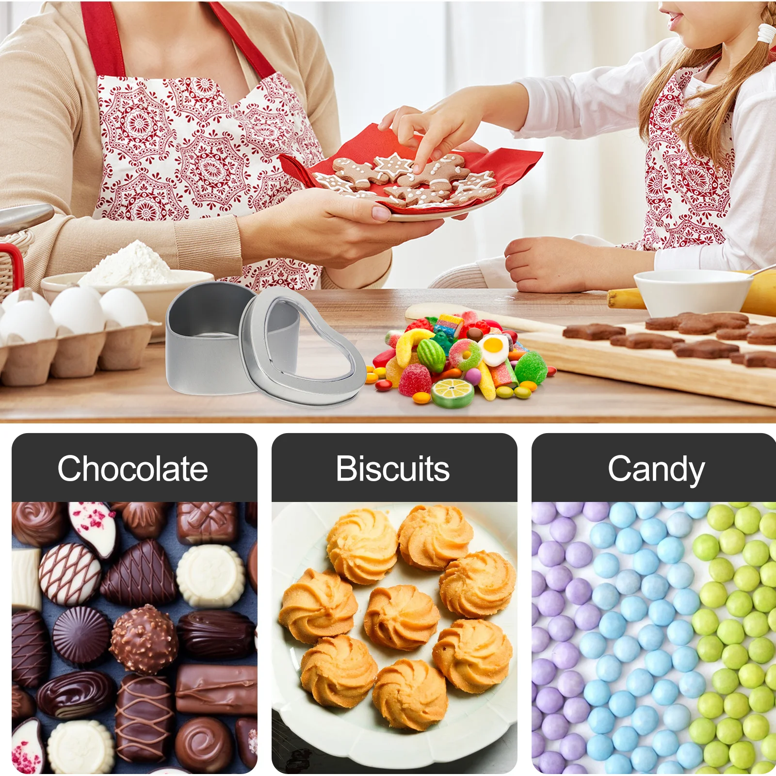 8Pcs Heart Shaped Tin Containers Aroma Jars Storage Case for Wedding Party Favors Candy Boxes Jewelry Small Items Holder
8Pcs Heart Shaped Tin Containers Aroma Jars Storage Case for Wedding Party Favors Candy Boxes Jewelry Small Items Holder