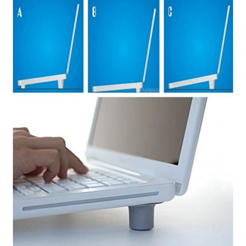New 2Pcs Big + 2Pcs Small Laptop Notebook Cooler Stand Skidproof Pads
New 2Pcs Big + 2Pcs Small Laptop Notebook Cooler Stand Skidproof Pads