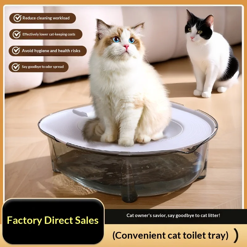 Portable Cat Toilet Training Kit, Odor Control Splash-Proof, Extra Large Thickened Easy-Rinse Litter Box for Indoor Cats
Portable Cat Toilet Training Kit, Odor Control Splash-Proof, Extra Large Thickened Easy-Rinse Litter Box for Indoor Cats