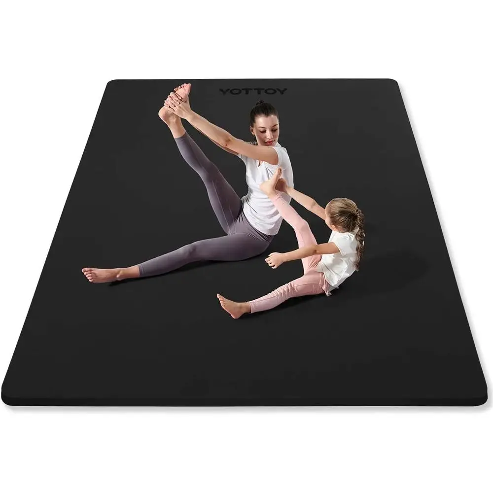 Extra Wide TPE Yoga Mat - 75x52x1/2 inches, Non-Slip, Ideal for Workouts, Pilates, and Home Gym with Strap and Towel
Extra Wide TPE Yoga Mat - 75x52x1/2 inches, Non-Slip, Ideal for Workouts, Pilates, and Home Gym with Strap and Towel