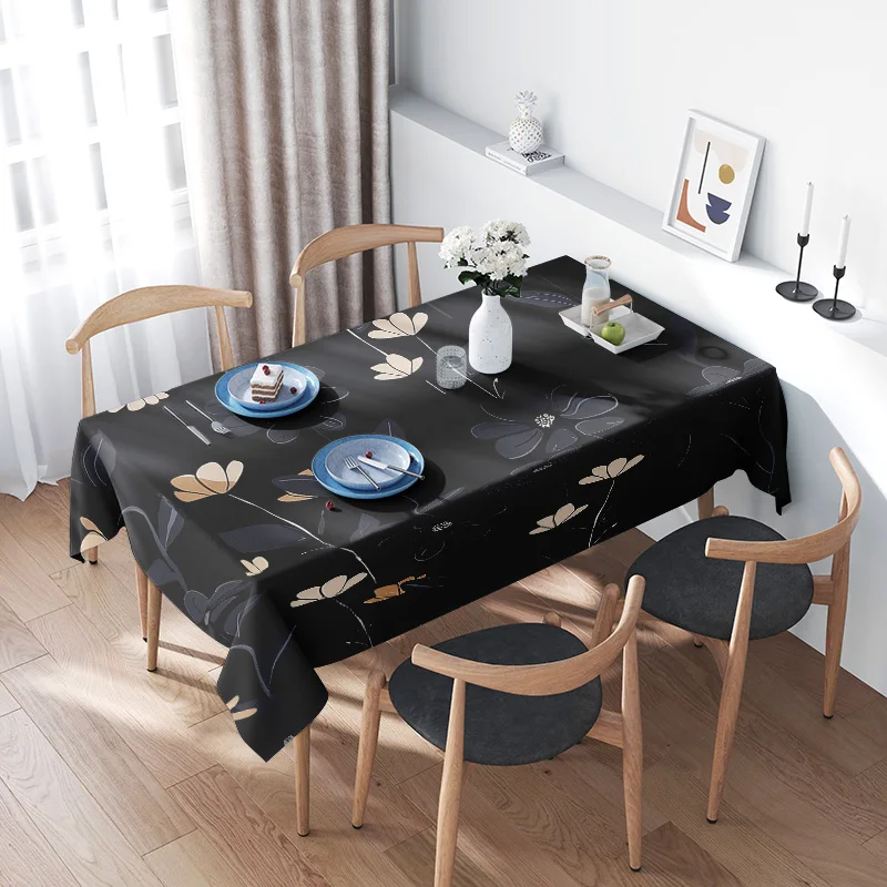 Modern Floral TableclothPerfect for Dining Tables Black White Flower Design Decoration, Easy Care Fabric, Fits Round or Rectangu
Modern Floral TableclothPerfect for Dining Tables Black White Flower Design Decoration, Easy Care Fabric, Fits Round or Rectangu