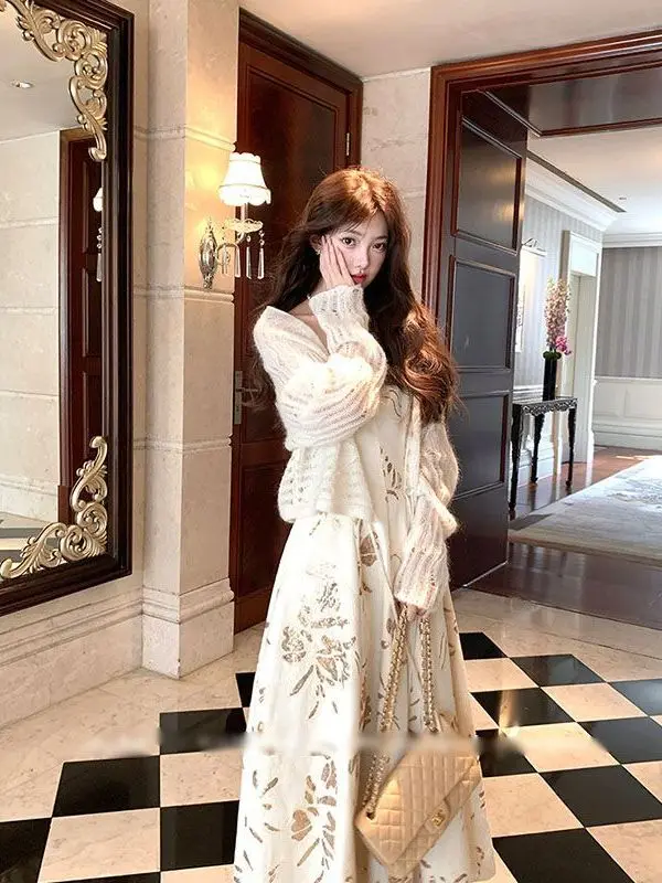 Casual Knitted Open Cardigan Women's Autumn Winter Loose Fit Slimming Top Dstring V-Ne Long Sve Regular Length
Casual Knitted Open Cardigan Women's Autumn Winter Loose Fit Slimming Top Dstring V-Ne Long Sve Regular Length