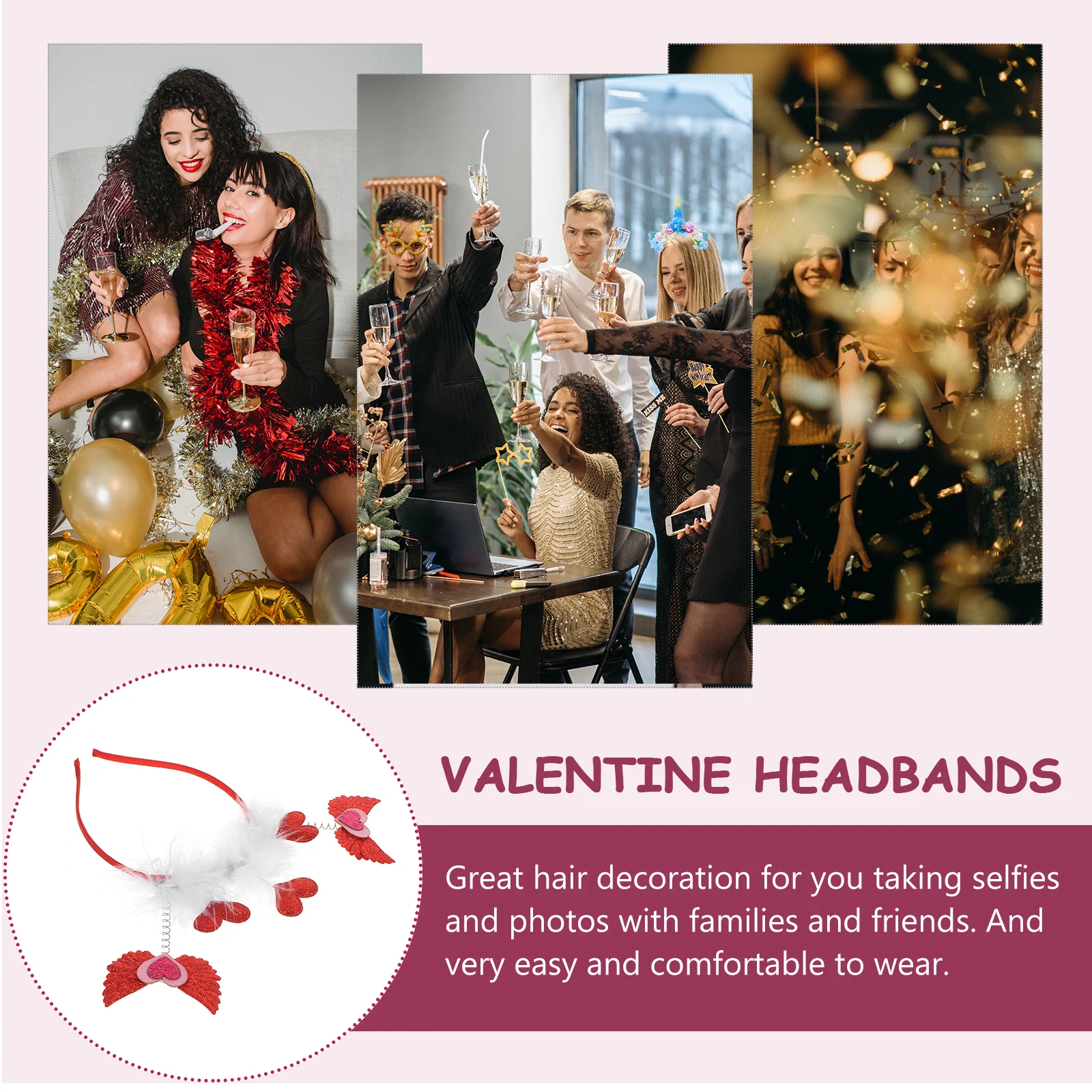 Love Valentine’s Day Headband Valentines Hair Accessories Festive Valentine's Fabric
Love Valentine’s Day Headband Valentines Hair Accessories Festive Valentine's Fabric