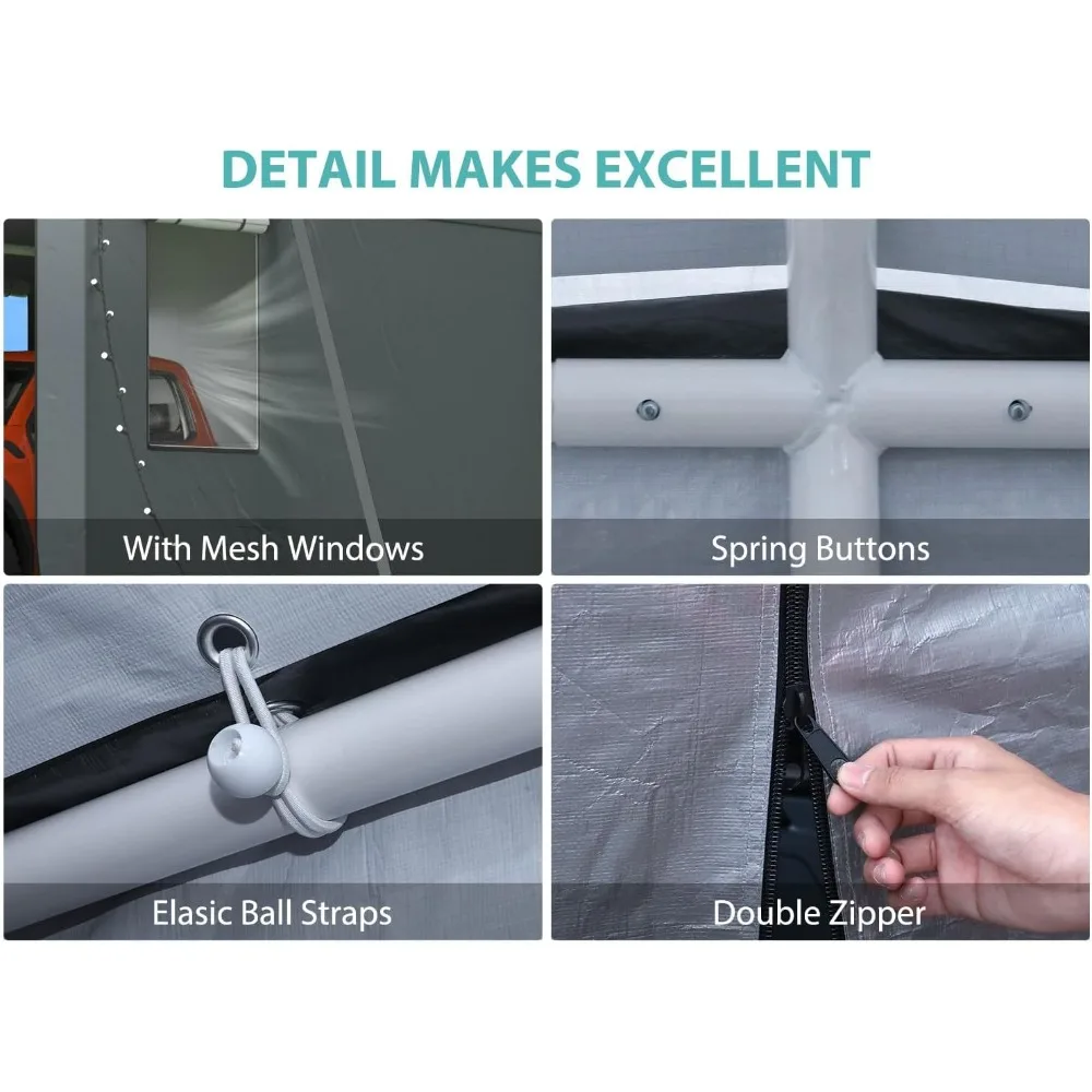 2 Car Carports 20X20 Heavy Duty, Carport Canopy, Car Port with 180G Removable Side Walls, Portable Car Port Garage
2 Car Carports 20X20 Heavy Duty, Carport Canopy, Car Port with 180G Removable Side Walls, Portable Car Port Garage