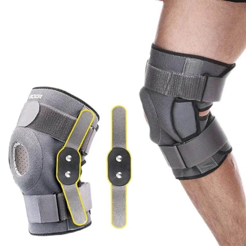 Hinged Knee Brace Open Patella Knee Support with Dual Metal Side Stabilizers for Meniscus Tear, Arthritis, Tendon Pain Relief
Hinged Knee Brace Open Patella Knee Support with Dual Metal Side Stabilizers for Meniscus Tear, Arthritis, Tendon Pain Relief