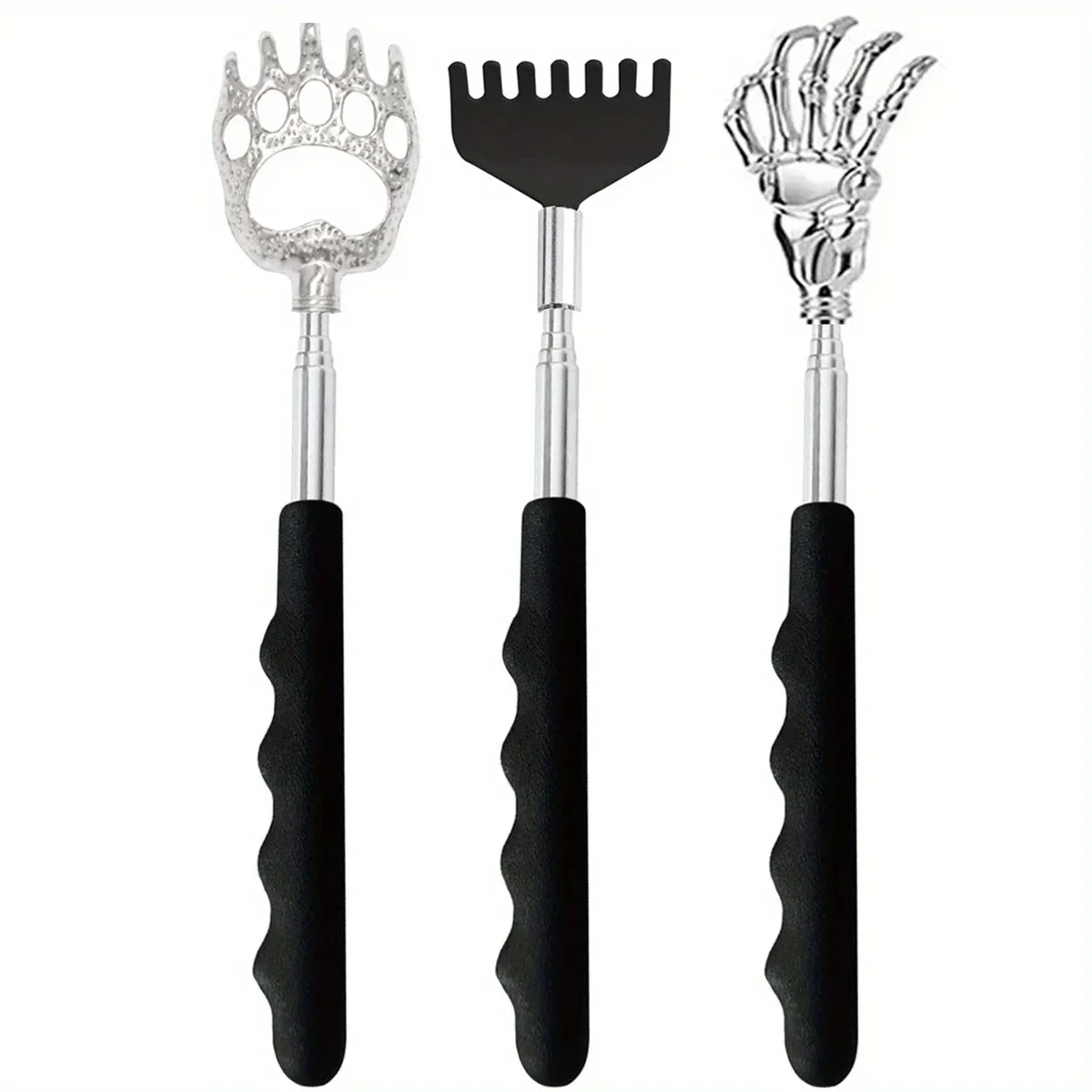3PCS Back Scratcher Metal Portable Telescoping Back Scratchers with PVC Handles Extendable Back Massager Tool Gift for Men Women
3PCS Back Scratcher Metal Portable Telescoping Back Scratchers with PVC Handles Extendable Back Massager Tool Gift for Men Women