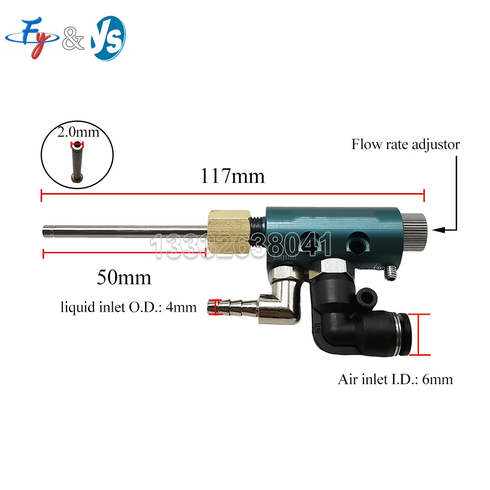 10PCS High Pressure Two-fluid Water Vapor Mixing Adjustable Air Atomizing Spray Nozzle for Humidification
10PCS High Pressure Two-fluid Water Vapor Mixing Adjustable Air Atomizing Spray Nozzle for Humidification