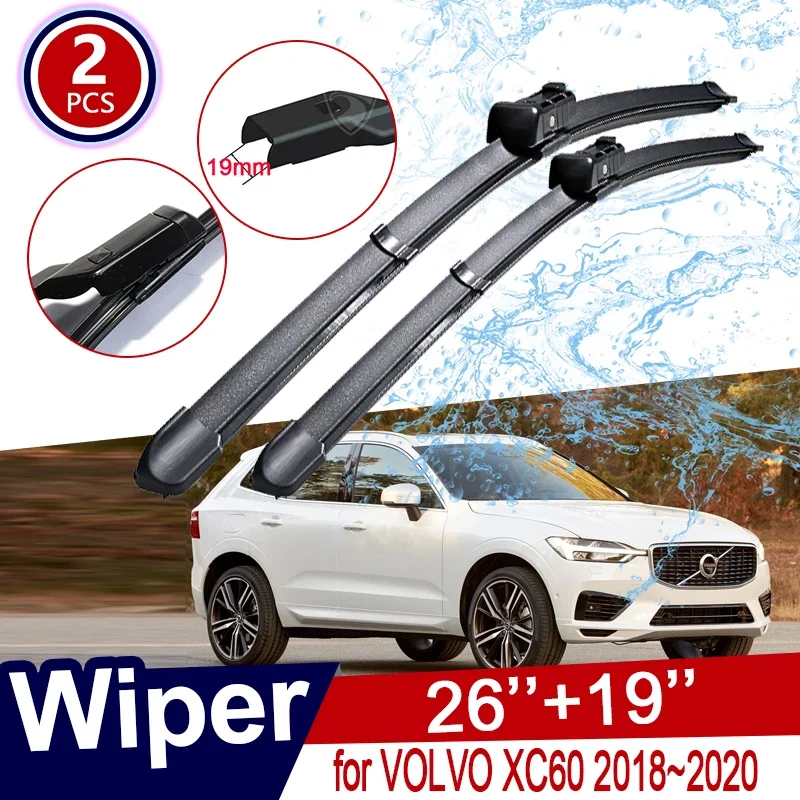 Car Wiper Blades for VOLVO XC60 2018 2019 2020 MK2 Front Windshield Wipers MK2 RDesign T4 T5 T6 D4 D5 Car Accessories Goods
Car Wiper Blades for VOLVO XC60 2018 2019 2020 MK2 Front Windshield Wipers MK2 RDesign T4 T5 T6 D4 D5 Car Accessories Goods