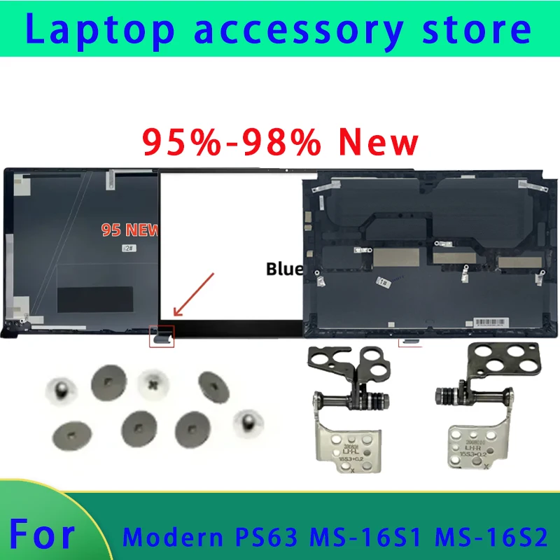 98New Suitable for Modern PS63 MS-16S1 16S3 S6 S7 S5 P15 laptop LCD screen top cover front panel palm support bottom shell hinge
98New Suitable for Modern PS63 MS-16S1 16S3 S6 S7 S5 P15 laptop LCD screen top cover front panel palm support bottom shell hinge